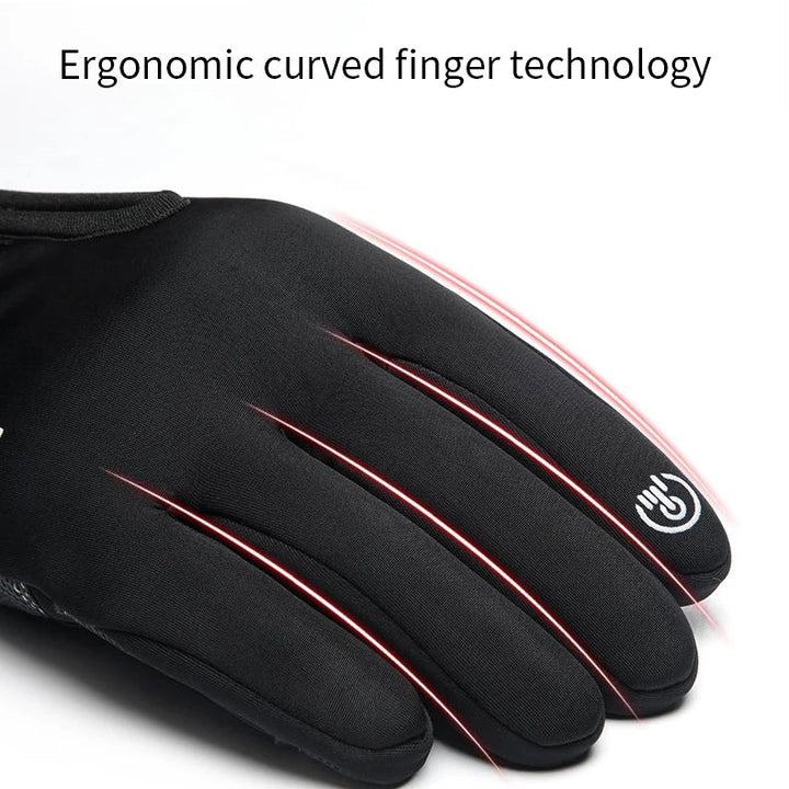 Skanto Skanto | IronRide Motorrad Winterhandschuhe | Wasserdicht & Winddicht | Fleece-gefüttert & Touchscreen-kompatibel | Taktisches Design