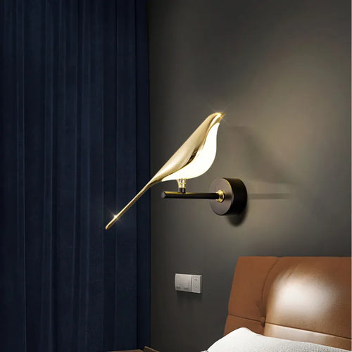 Skanto | BirdGlow – Bezaubernde Vogel-Wandleuchte für sanftes, fesselndes Licht