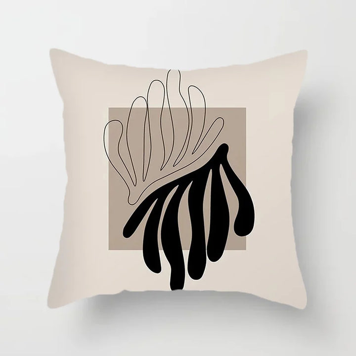 Moderne Kunst Abstraktes Muster Dekorative Kissenbezüge Kreative Linie Sofa Stuhl Kissenbezug Home Office Dekor | Skanto