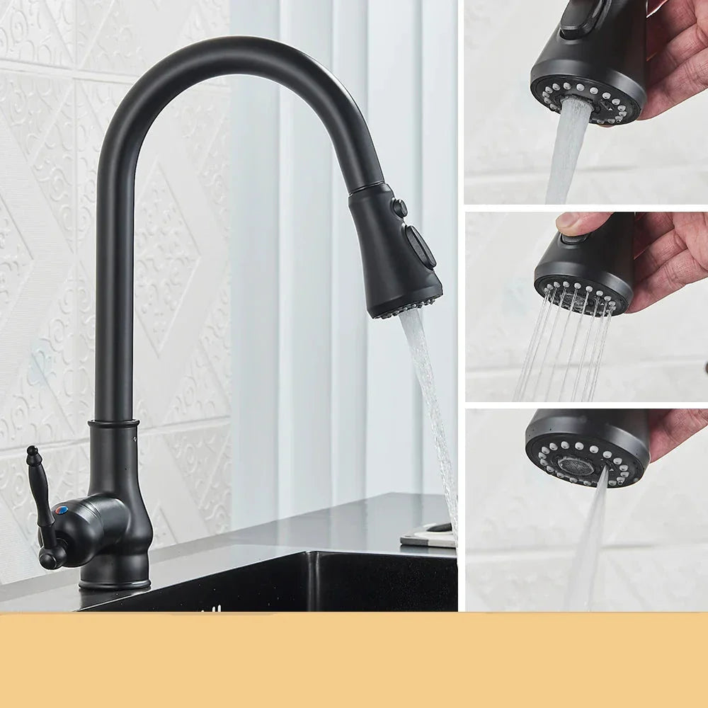 VintageTap – Retro Küchenarmatur mit Messing-Finish
