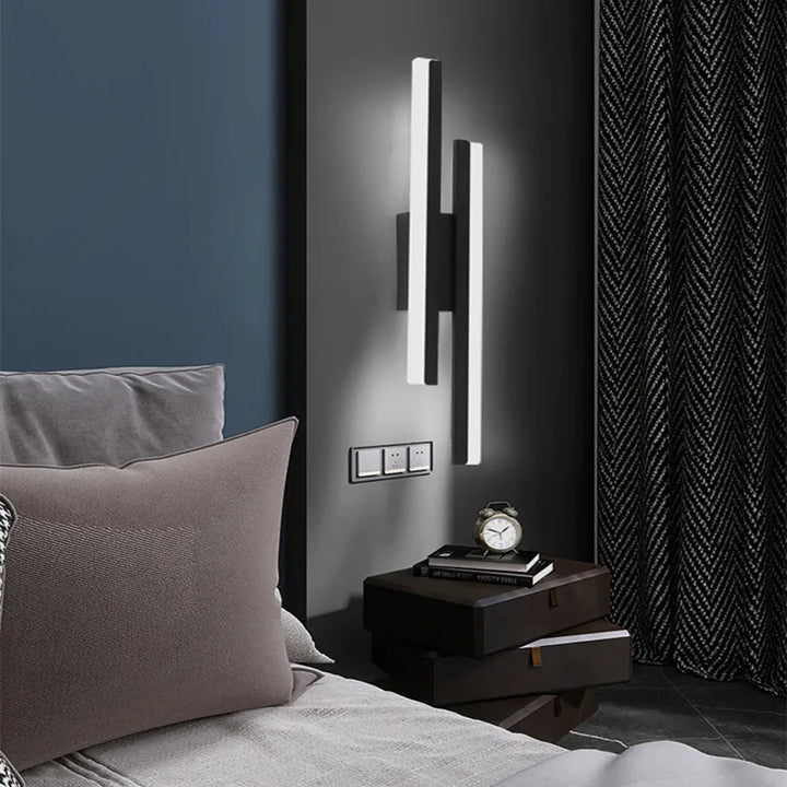 Moderne LED-Wandlampe mit schlichtem Design, minimalistische Wandlampe für Flur & Wohnzimmer