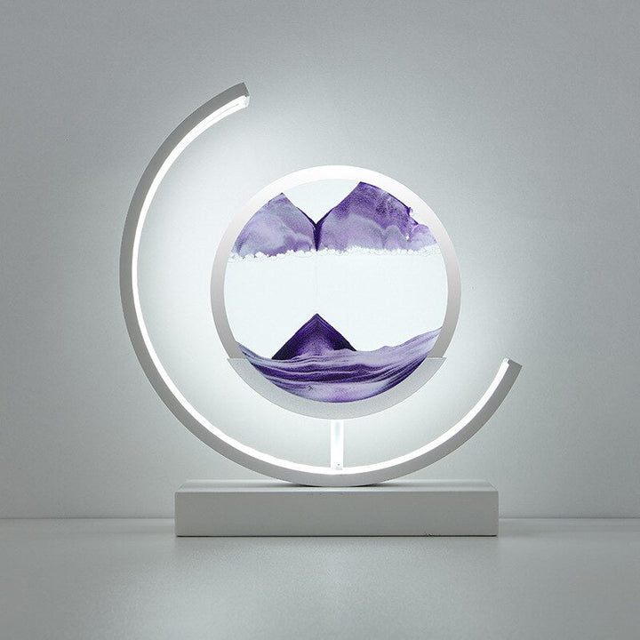 Skanto | LED-Tischlampe mit beweglicher Sandlandschaft – SandLight