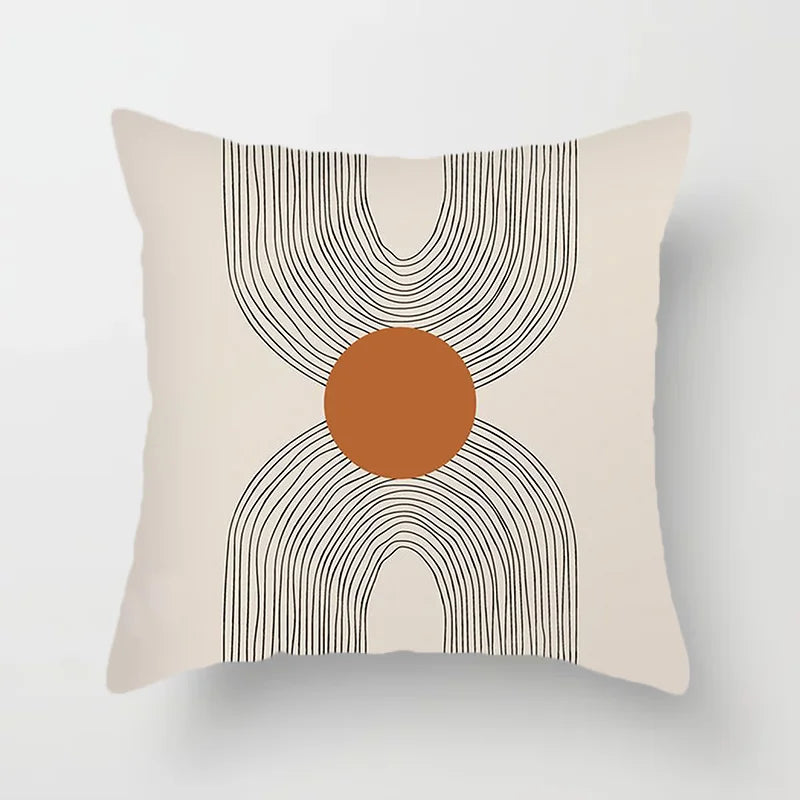 Moderne Kunst Abstraktes Muster Dekorative Kissenbezüge Kreative Linie Sofa Stuhl Kissenbezug Home Office Dekor | Skanto