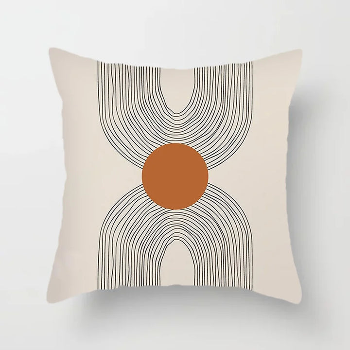 Moderne Kunst Abstraktes Muster Dekorative Kissenbezüge Kreative Linie Sofa Stuhl Kissenbezug Home Office Dekor | Skanto