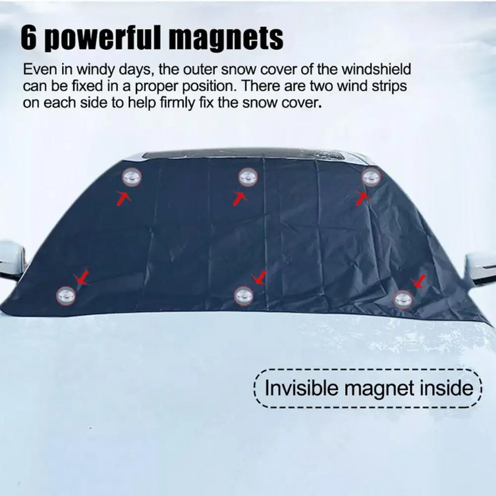 Skanto | AllWeather Shield – Magnetischer Windschutzscheiben-Schutz für Autos, Anti-Frost & UV