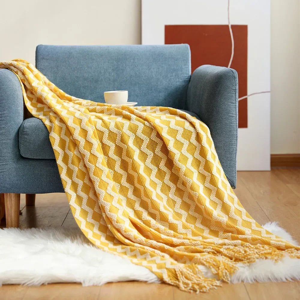 Skanto | Strickdecke im nordischen Stil