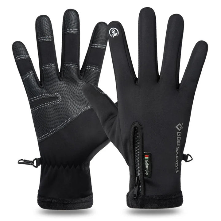 Skanto Skanto | IronRide Motorrad Winterhandschuhe | Wasserdicht & Winddicht | Fleece-gefüttert & Touchscreen-kompatibel | Taktisches Design