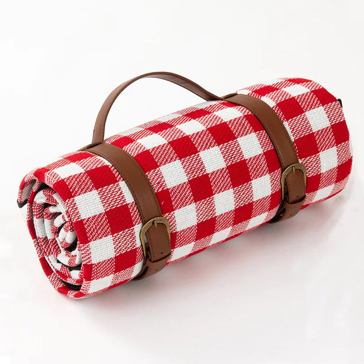NovaPlaid | Wasserdichte faltbare Picknickdecke mit Tragegurt | Skanto