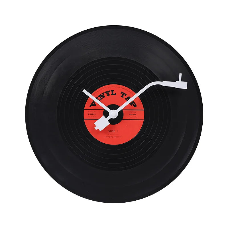 Skanto | Musikalische Vinyl-Poster Wanduhr