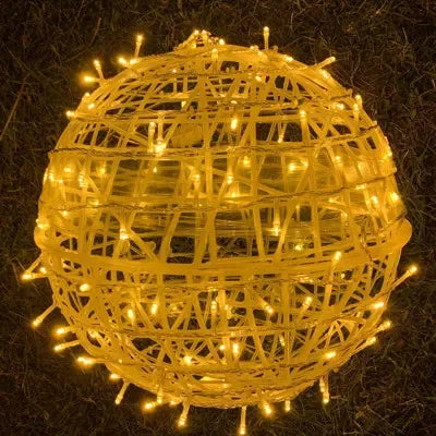Skanto | Sphere - Rattan Lichterkette