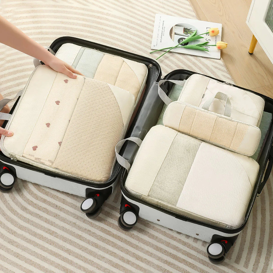 Skanto | PackNest Kompressions-Organizer-Set | 5-teilig | Platzsparend & Wasserabweisend | Ideal für Reise & Alltag