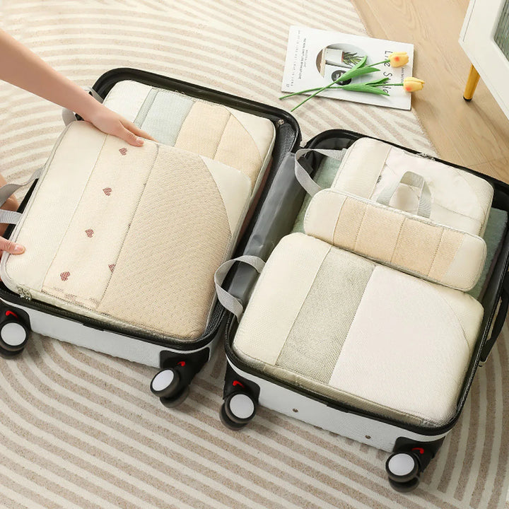 Skanto | PackNest Kompressions-Organizer-Set | 5-teilig | Platzsparend & Wasserabweisend | Ideal für Reise & Alltag