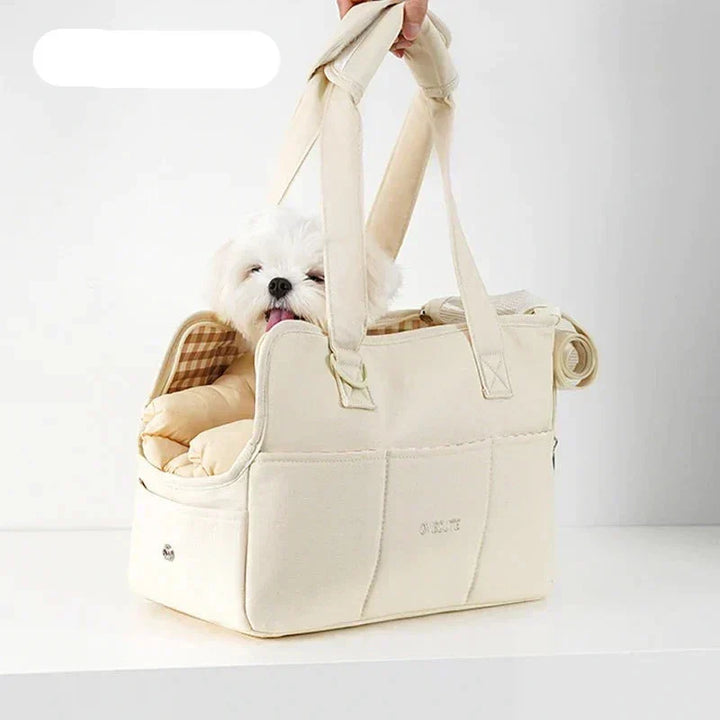 Norvo | LuxCarry – Robuste & sichere Haustiertragetasche für kleine Hunde & Katzen | Leicht, atmungsaktiv & stilvoll
