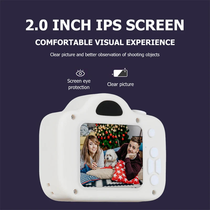 Mini HD Kinderkamera – Tragbares digitales Selfie-Fotospielzeug für Outdoor-Spaß, perfektes Weihnachtsgeschenk für Kinder
