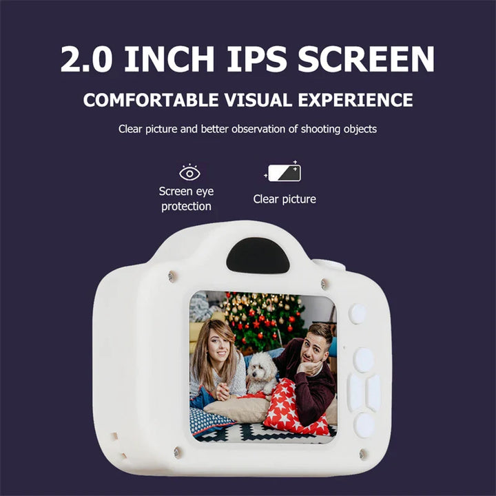 Mini HD Kinderkamera – Tragbares digitales Selfie-Fotospielzeug für Outdoor-Spaß, perfektes Weihnachtsgeschenk für Kinder