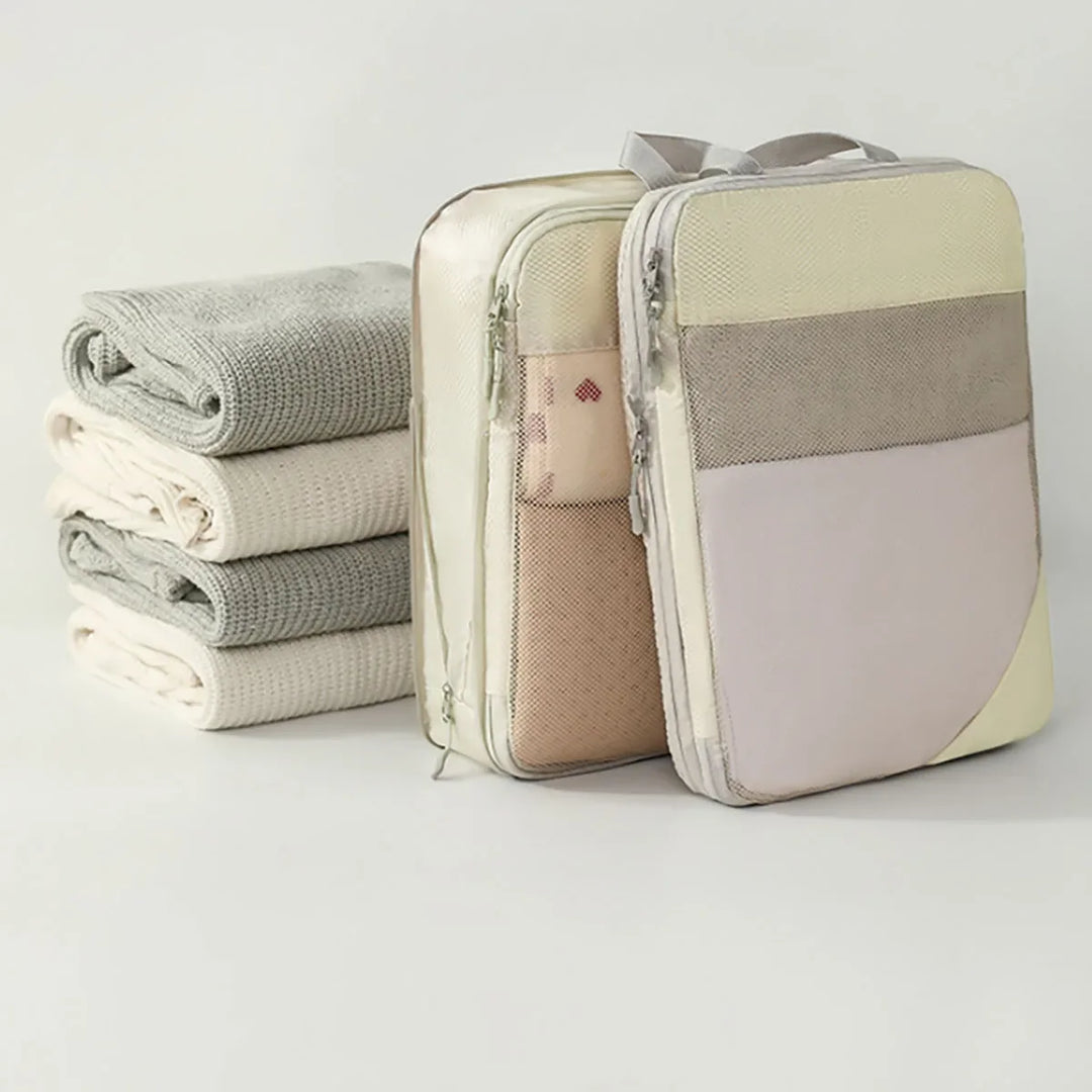 Skanto | PackNest Kompressions-Organizer-Set | 5-teilig | Platzsparend & Wasserabweisend | Ideal für Reise & Alltag