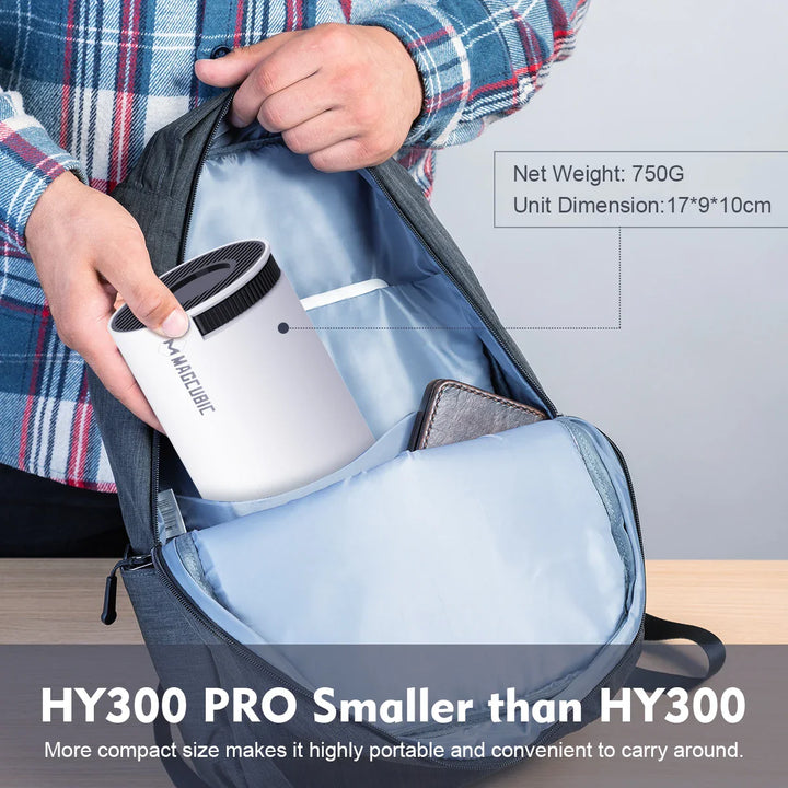 Magcubic HY300 Pro 4K Android 11 Dual WiFi6 260ANSI BT5.0 Outdoor Heimkino