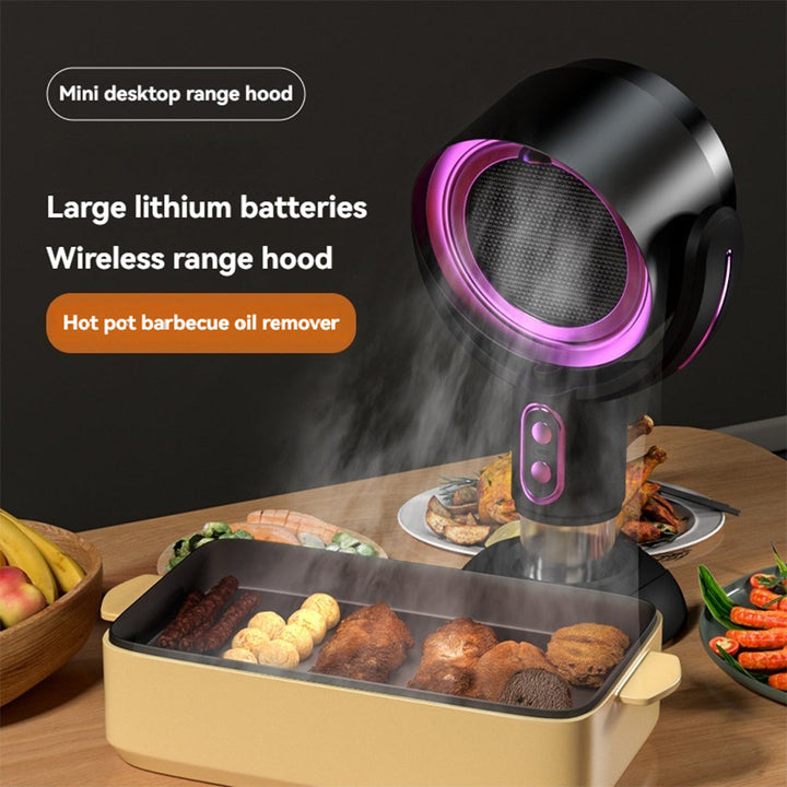 Skanto | SmokeAway Venti – Tragbarer Luftreiniger-Ventilator mit Ionentechnologie und USB-Ladegerät
