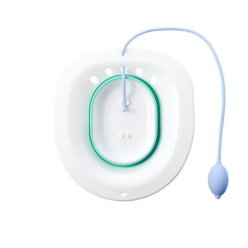 Skanto | Faltbare Bidet-Badewanne – Komfortables Sitzbad für Schwangere, ältere Menschen, nach der Geburt und medizinisches Toilettenspülzubehör