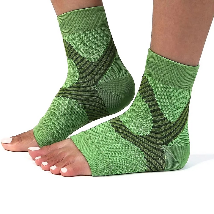 Skanto | Plantarfasziitis-Nachtkompressionssocken mit Fersen- und Fußgewölbeunterstützung