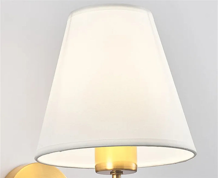 Skanto | RusticGlow - Wandlampe im amerikanischen Stil aus Stoff
