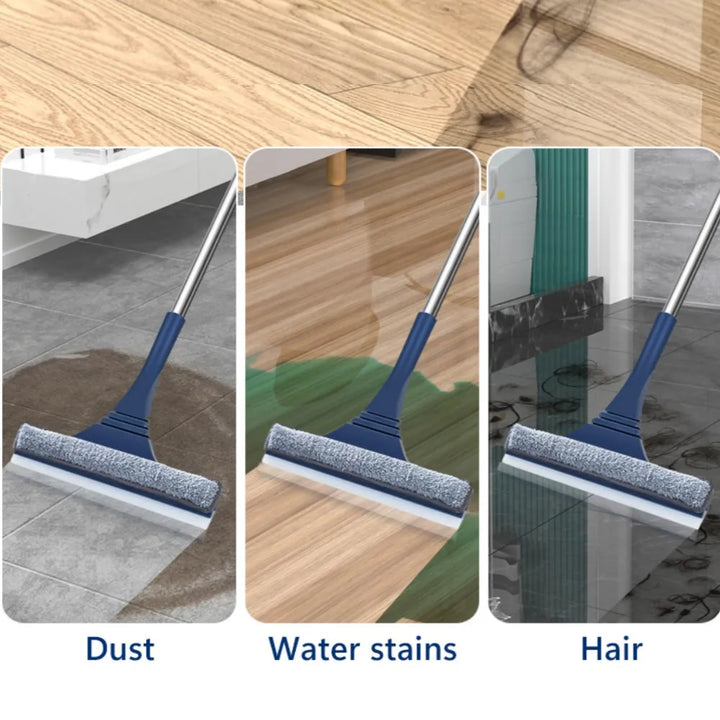 Skanto | FensterFlex 2-in-1 Fensterreiniger | Verstellbarer Teleskopstiel | Tuch und Mikrofaser-Mop | Für Fenster, Glas und Rahmen