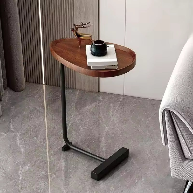 Skanto | C-förmiger mobiler Beistelltisch, ideal für Sofa oder Bett