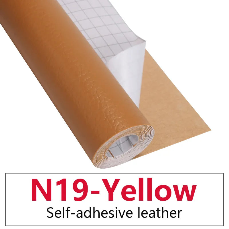Skanto | 50x137CM selbstklebende PU-Leder-Stoffflicken: Reparaturaufkleber für Autositze und Sofas – PU-Stoffaufkleber