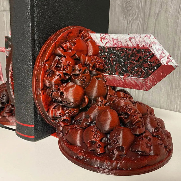 Skanto Skanto | Berserk Buchstützen Furious Buchstützen Dragon Slayer Harz Handwerk Studie Kunst Dekorative Ornament Home Schreibtisch Bücherregal T4z7