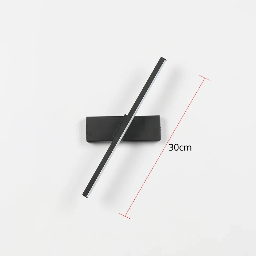 Skanto | AuroLite Verstellbare LED Wandleuchte | 330° Schwenkbar | Modernes Design für Schlafzimmer & Wohnzimmer | Aluminium