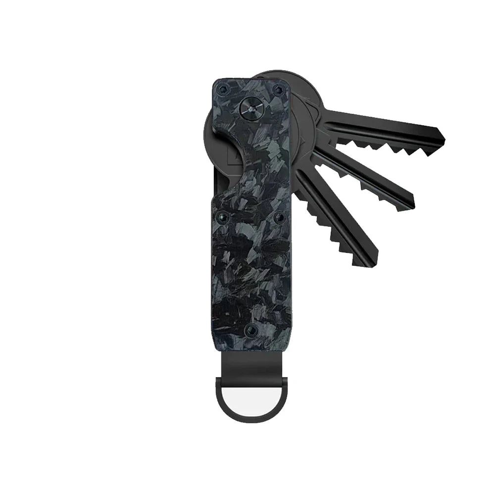 Skanto | Kompakter Schlüssel-Organizer – Minimalistisches Metall-Schlüsseletui für 1-5 Schlüssel – Sichere Schlüsselhalter-Lösung