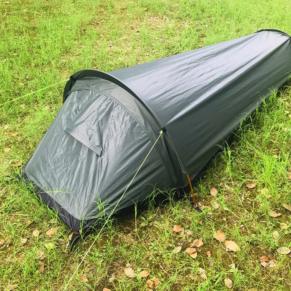 Skanto | Trekvento SoloShield Ultraleichtes Einzelzelt | Wasserdicht & Winddicht | Mit Aluminiumstangen & Aufbewahrungstasche | Für Wandern, Ausflüge & Camping