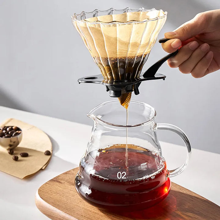 Skanto | GIANXI Handgießkanne mit Deckel Tropf-Schwanenhalsausguss Kaffee-Wasserkessel Langer Ausguss Kaffeemaschine Kaffeezubehör