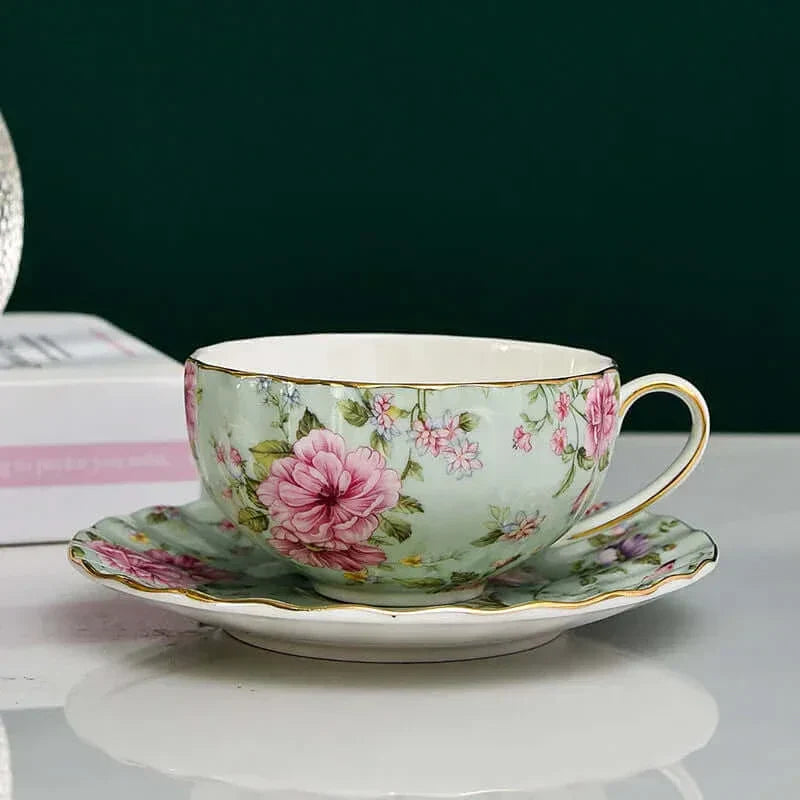 Skanto | Elegante Bone China Porzellan Kaffeetasse – Luxuriöses und einzigartiges Design
