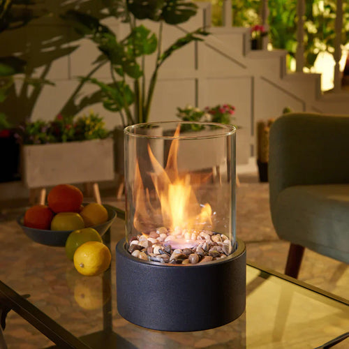 Skanto | Tragbare Feuerschale für eine gemütliche Atmosphäre | Elegante & moderne Tisch-Feuerschale - Shakti