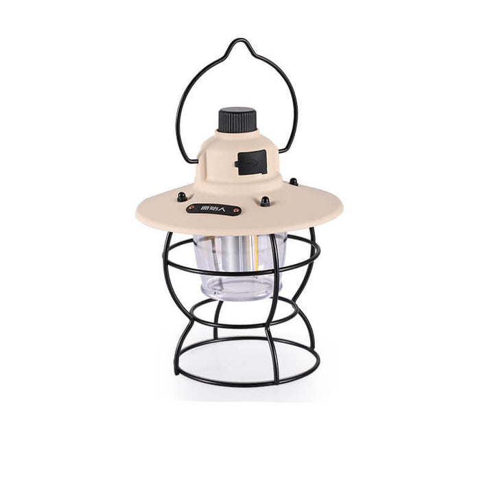 Skanto | Vintage Outdoor Camping Laterne Wiederaufladbare Tragbare Campinglampe