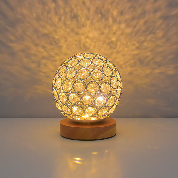 Skanto | Moderne minimalistische runde USB-wiederaufladbare LED-Nachtlicht-Tischlampe