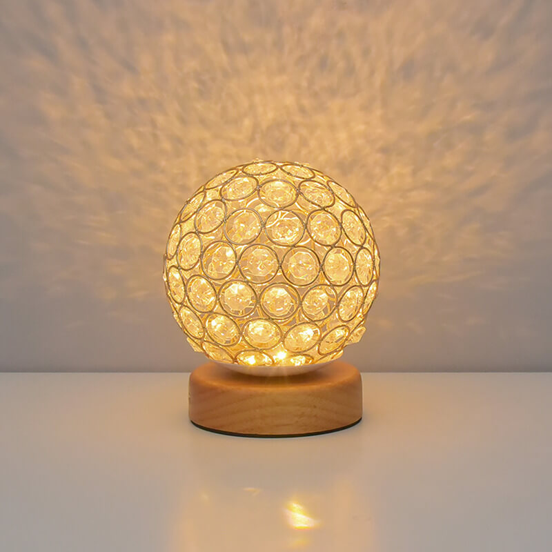 Skanto | Moderne minimalistische runde USB-wiederaufladbare LED-Nachtlicht-Tischlampe