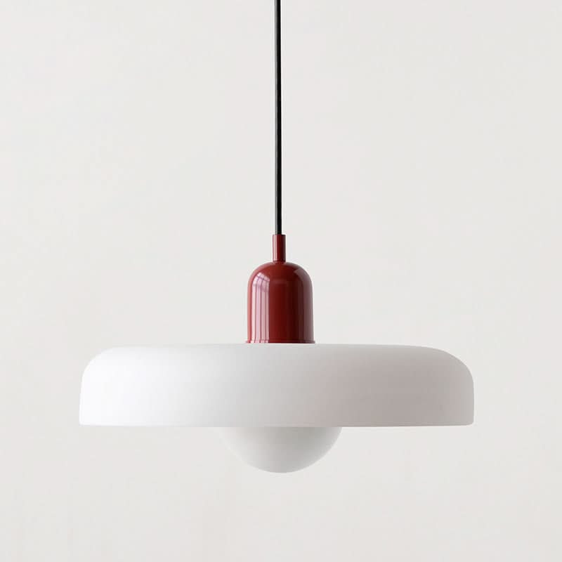 Skanto | Bauhaus Pendelleuchte aus farbigem Glas mit verstellbarer Aufhängung
