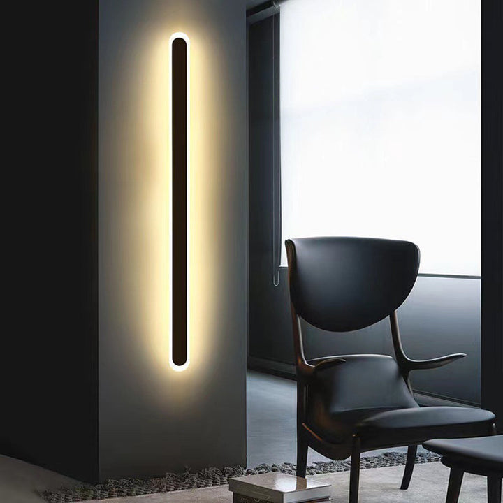 Skanto | Outdoor IP65 Wasserdichte Lineare Wandleuchte | Minimalistisches Metalldesign. Dimmbare LED-Optionen für Gärten & Terrassen