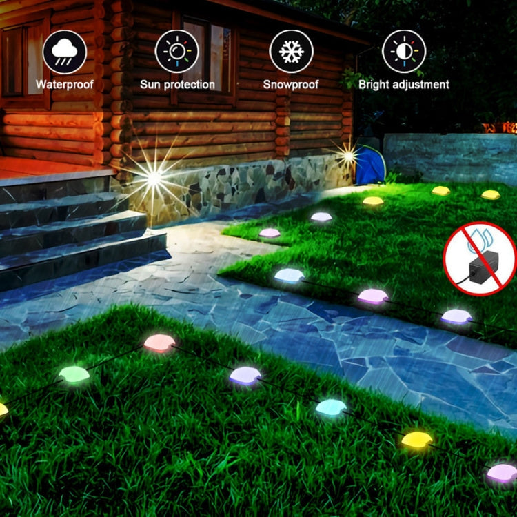 Skanto | CP01 Outdoor WIFI Smart APP Steuerung Gartenbeleuchtung Musik-Synchronisation Outdoor Bodenleuchten (US Stecker)