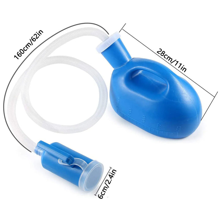 Skanto | Auslaufsicheres tragbares Urinal für Männer: 2000 ML Urinflasche für Zuhause, Camping, Roadtrips
