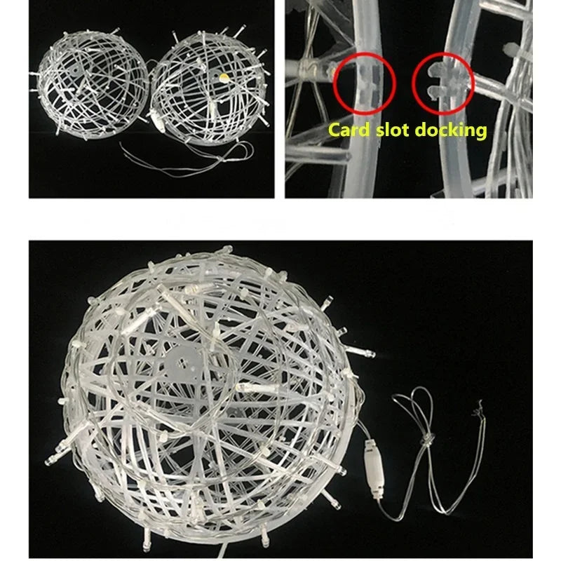 Skanto | Sphere - Rattan Lichterkette