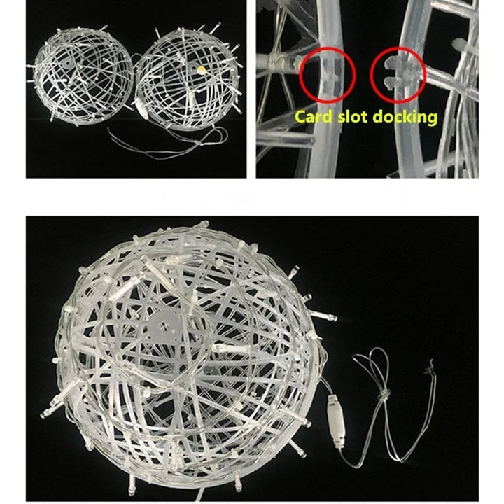Skanto | Sphere - Rattan Lichterkette