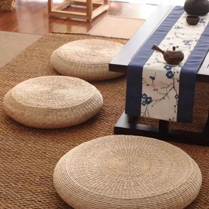 Skanto | Japanische handgemachte Tatami-Kissen - Ideal für Meditation
