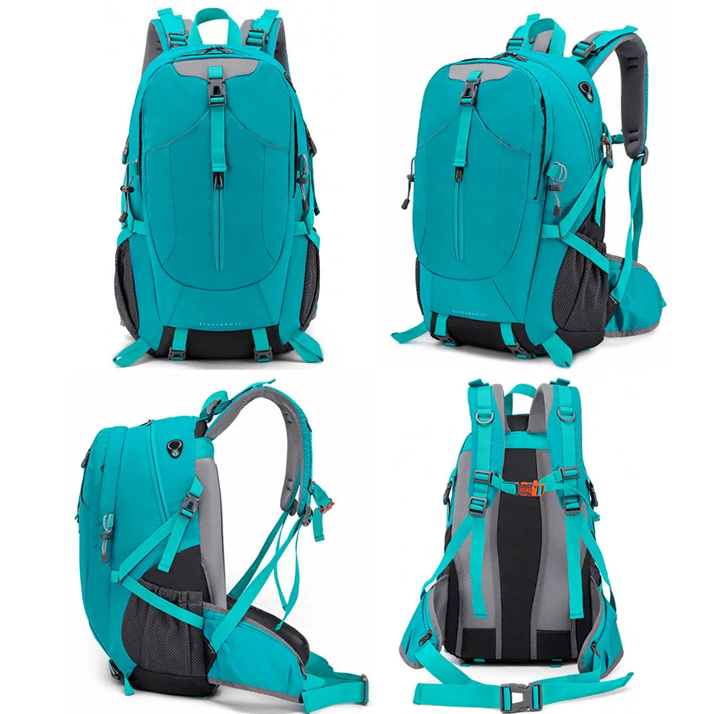 Skanto | TrekVault 40 Reise-Rucksack | 40 L Outdoor-Rucksack mit Regenhülle | Für Wandern, Reisen & Alltag | 31 × 20 × 52 cm