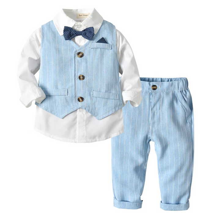 Skanto | Formelles Baumwoll-Outfit-Set für Jungen, Kleinkinder und Kinder