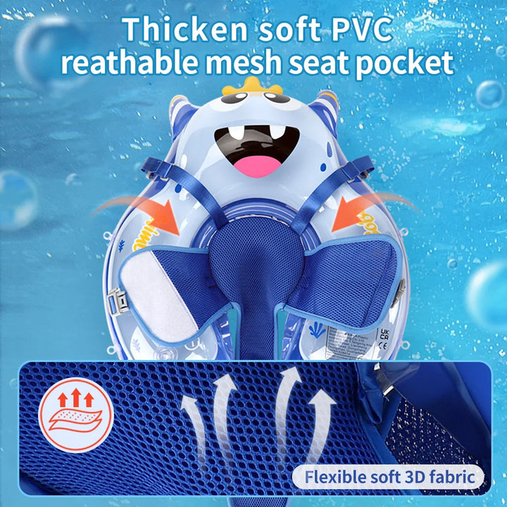 Skanto | Baby Schwimmring AquaBear | Sicherer Schwimmspaß für Babys | Für 6-36 Monate | Umweltfreundliches PVC