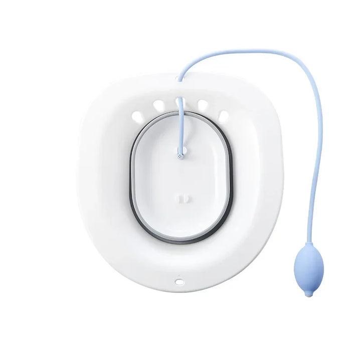 Skanto | Faltbare Bidet-Badewanne – Komfortables Sitzbad für Schwangere, ältere Menschen, nach der Geburt und medizinisches Toilettenspülzubehör