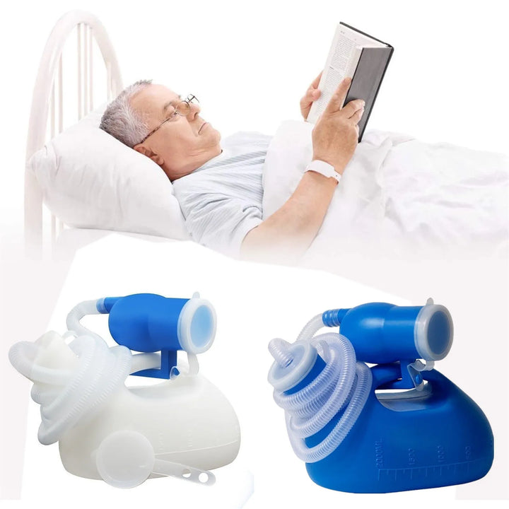 Skanto | Auslaufsicheres tragbares Urinal für Männer: 2000 ML Urinflasche für Zuhause, Camping, Roadtrips